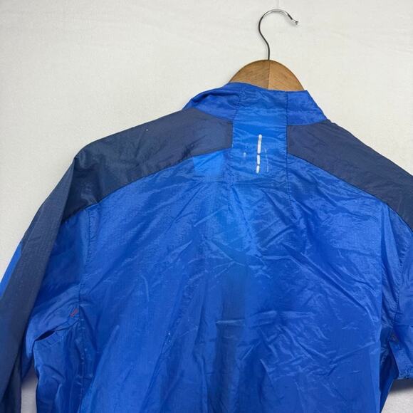 Salomon Jacket Mens Medium Blue Lightweight Advanced Skin Shield Running Workout - Picture 11 of 12